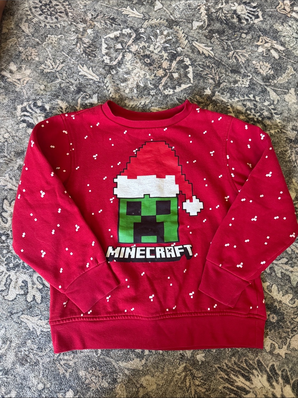Minecraft Christmas Sweatshirt